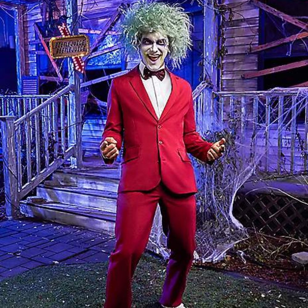 !!HALLOWEEN!! Adult Beetlejuice Wedding Suit XL